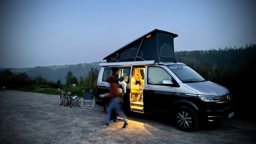 Abends im Camper